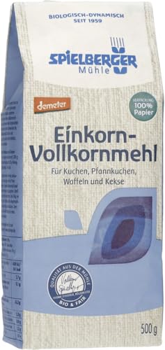 Spielberger Bio Einkorn-Vollkornmehl, demeter (6 x 500 gr) von Spielberger