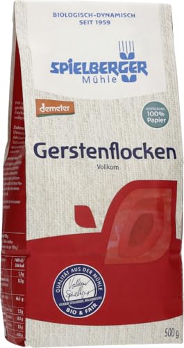 Spielberger Bio Gerstenflocken, demeter (2 x 500 gr) von Spielberger