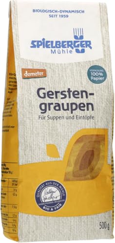 Spielberger Bio Gerstengraupen, demeter (1 x 500 gr) von Spielberger