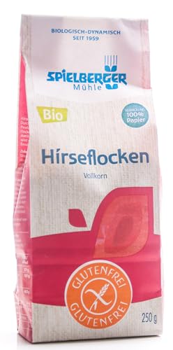 Spielberger Bio Glutenfreie Hirseflocken, kbA (1 x 250 gr) von Spielberger