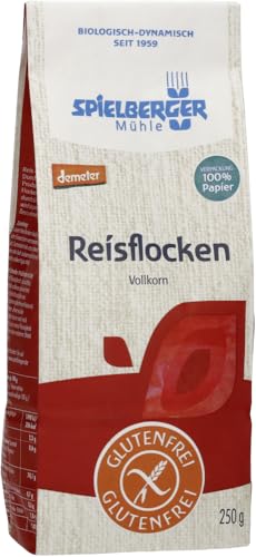 Spielberger Bio Glutenfreie Reisflocken, demeter (1 x 250 gr) von Spielberger