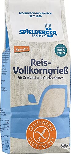 Spielberger Bio Glutenfreier Reis-Vollkorngrieß (1 x 500 gr) von Spielberger