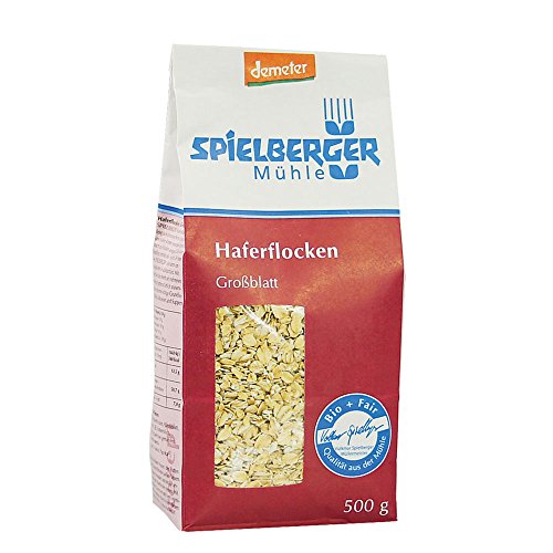 Spielberger Bio Haferflocken Großblatt, demeter (1 x 1 kg) von Spielberger