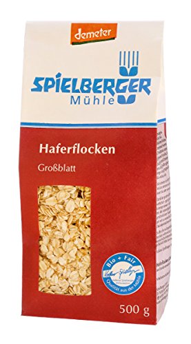 Spielberger Bio Haferflocken Großblatt, demeter (1 x 500 gr) von Spielberger