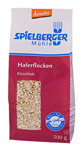 Spielberger Bio demeter Haferflocken Kleinblatt, 500 g von Spielberger