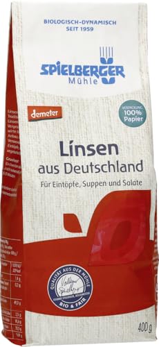 Spielberger Bio Grüne Linsen, demeter (2 x 400 gr) von Spielberger