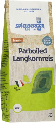 Parboiled-Reis, Langkorn, weiß, demeter 2 x 500 gr von Spielberger