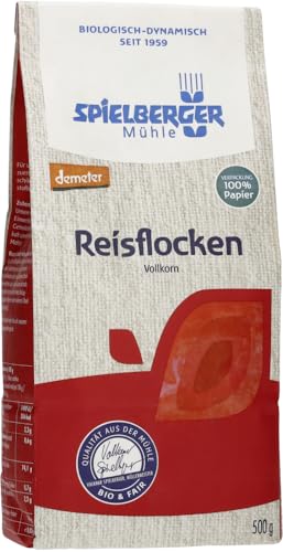 Spielberger Bio Reisflocken, demeter (2 x 500 gr) von Spielberger