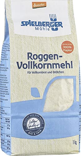 Spielberger Bio Roggen-Vollkornmehl, demeter (2 x 1 kg) von Spielberger