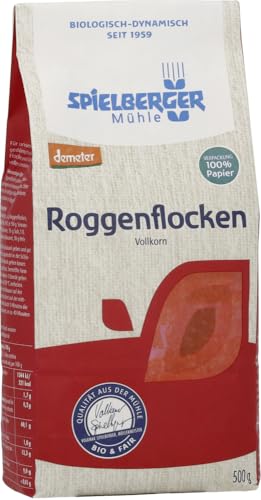 Spielberger Bio Roggenflocken, demeter (1 x 500 gr) von Spielberger