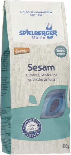 Spielberger Bio Sesam, ungeschält, demeter (1 x 400 gr) von Spielberger