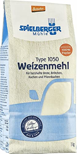 Spielberger Bio Weizenmehl 1050, demeter (2 x 1 kg) von Spielberger