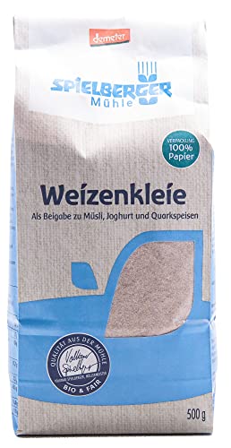 Spielberger Bio Weizenkleie, demeter (1 x 500 gr) von Spielberger