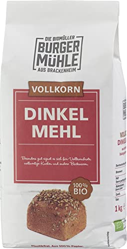 Burgermühle Dinkelvollkornmehl, 1kg von Burgermühle