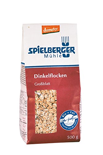 Spielberger Dinkelflocken, Großblatt, 6er Pack (6 x 500 g) von Spielberger