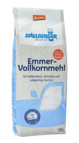 Spielberger Bio Emmer-Vollkornmehl, demeter (1 x 500 gr) von Spielberger Mühle