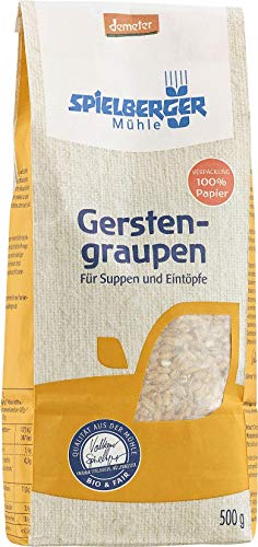 Spielberger Gerstengraupen demeter, 4 x 500g von Spielberger