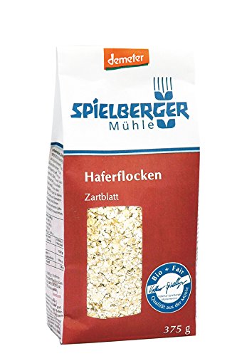 Spielberger Haferflocken, Zartblatt, 6er Pack (6 x 375 g) von Spielberger