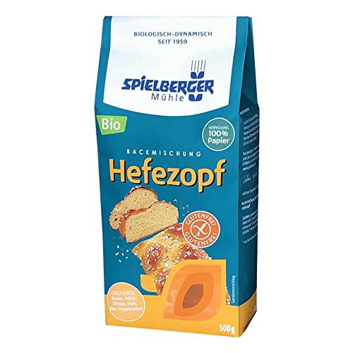 Spielberger Hefezopf-Backmischung, glutenfrei (500 g) - Bio von Spielberger