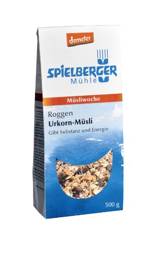 Spielberger Roggen-Urkorn-Birchermüsli, 3er Pack (3 x 500 g) von Spielberger