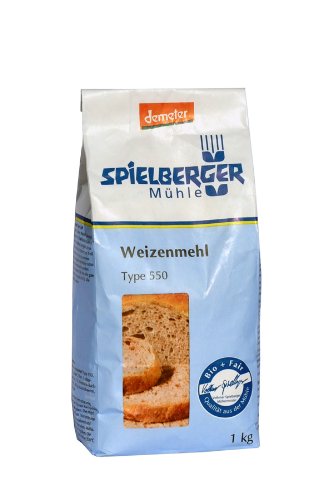Spielberger Weizenmehl 550, 6er Pack (6 x 1 kg) von Spielberger