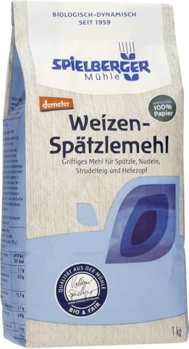 Weizen-Spätzlemehl, demeter 12 x 1 kg Weizen-Spätzlemehl, demeter 12 x 1 kg von Spielberger