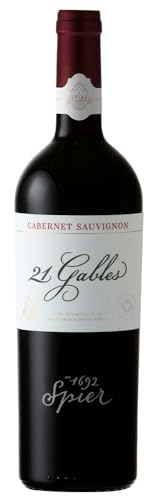 Spier 21 Gables Cabernet Sauvignon 2019 | Trocken | Rotwein aus Südafrika (0.75l) von Spier Wine Farm