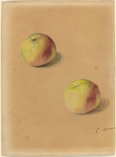 Edouard Manet - Two Apples - Large - Semi Gloss Print von Spiffing Prints