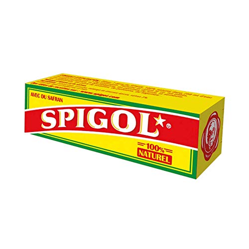 Spigol - Spigol natürliche box 10 Dosen 10x0,4g -Original french Paella Gewürzmischung mit Safran (3%) von Spigol