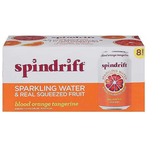 SPINDRIFT Blood Orange Tangerine Sprudelwasser, 8 Stück, 30 ml SPINDRIFT Blood Orange Tangerine Sprudelwasser, 8 Stück, 30 ml von Spindrift