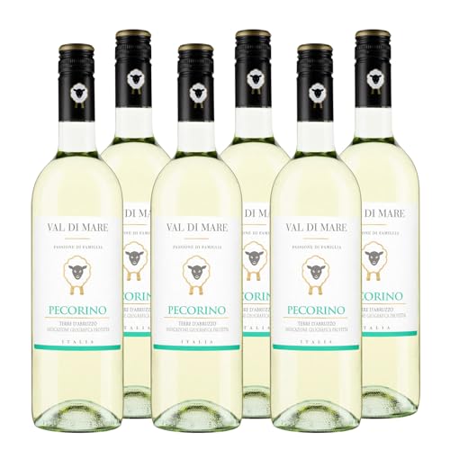 Pecorino Terre d'Abruzzo IGT Spinelli "Val di Mare" Abruzzen Weißwein trocken (6 x 0.75l) von Spinelli