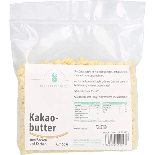 Kakaobutter Pellets zum Backen von Spinnrad