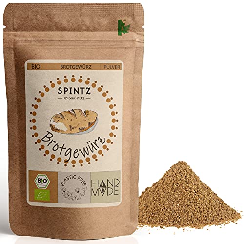 SPINTZ® | Bio Brotgewürz 1000g | Gewürz für Brot Backmischung | Brot Gewürzmischung | 100% natürliche Brotgewürze | Brotgewürzmischung Bio nachhaltig und plastikfrei verpackt von SPINTZ