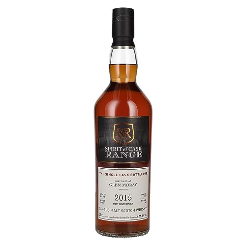 Whiskymax SPIRIT & CASK RANGE Glen Moray Single Cask Port Wood Finish 2015 55,5% Vol. 0,7l von Spirit & Cask Range