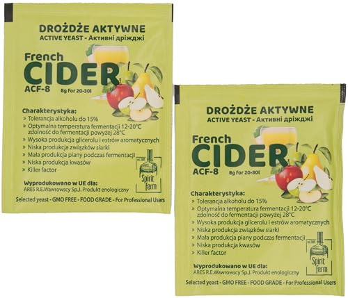 2x Apfelweinhefe Spiritferm Cider Weinhefe französisch 2x Apfelweinhefe Spiritferm Cider Weinhefe französisch von Spiritferm
