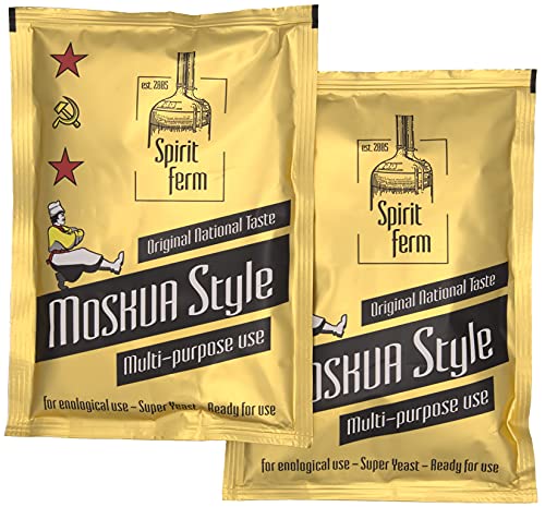 2x Spiritferm Moskau Style Hefe für Vodka und klaren Alkohol 2x Spiritferm Moskau Style Hefe für Vodka und klaren Alkohol von Spiritferm