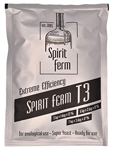 Spiritferm T3 Turbohefe Destillierhefe für klaren Alkohol von Spiritferm