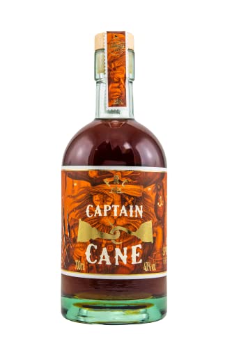 Captain Cane I Feinste Rumsorten aus der Karibik I 700 ml I 40% Vol. I Exotische Noten von Banane, Vanille, Kokos und Karamell von Spirits of Old Man