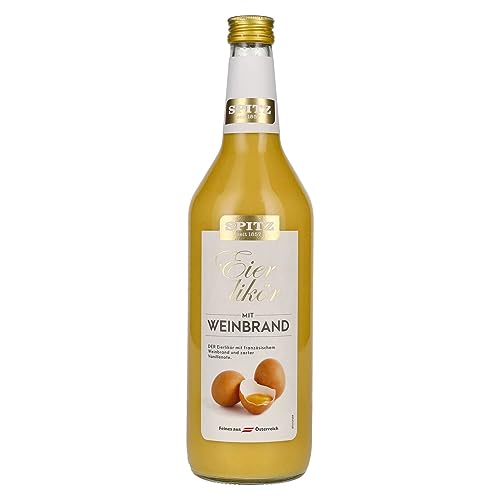 Spitz Eierweinbrand Likör (1 x 1 l) (Packung mit 6) von Spitz