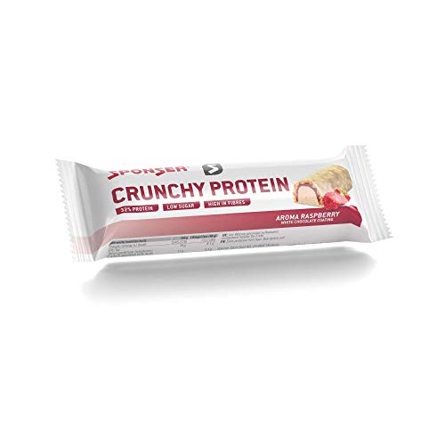 Sponser Crunchy Protein Bar 12 x 50g im Display Geschmack Raspberry White Chocolate Sponser Crunchy Protein Bar 12 x 50g im Display Geschmack Raspberry White Chocolate von Sponser