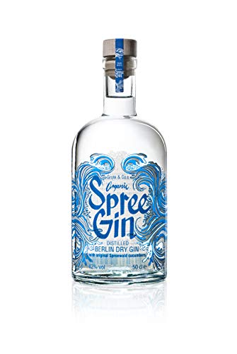 Grote & Co.‘s Organic Spree Gin, 500ml Flasche Berlin Dry Gin - Organic, Bio Spree Gin, Berlin Dry Gin destilliert mit echten Spreewaldgurken von Grote & Co.'s Organic Spree Gin BERLIN DRY GIN with original Spreewald cucumbers