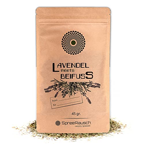 Lavendel meets Beifuss - Tee-Mischung von SpreeRauch, deine Original Kräutermischung für viele Verwendungsmöglichkeiten # Freiheit # Genuss # green von SpreeRausch