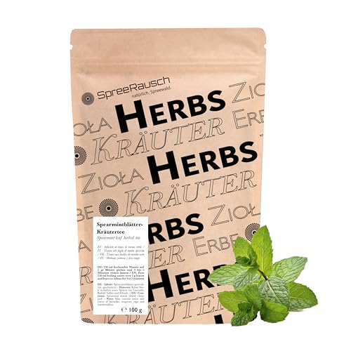 Spearmint Tee 100 gr. von SpreeRausch -Erlebe Frische,Klarheit & Geschmack # grüne Minze # Marokkanische Minze Spearmint Tee 100 gr. von SpreeRausch -Erlebe Frische,Klarheit & Geschmack # grüne Minze # Marokkanische Minze von SpreeRausch