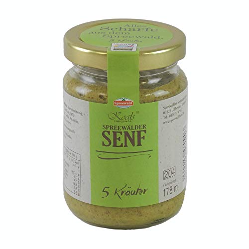 Koals Spreewälder 5 - Kräuter Senf (158 ml) von Spreewälder Senfmanufaktur