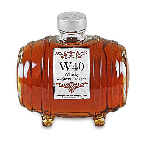 W40 Whisky im Fass (0,5 l / 40% vol.) von Spreewälder Spirituosen Manuf.