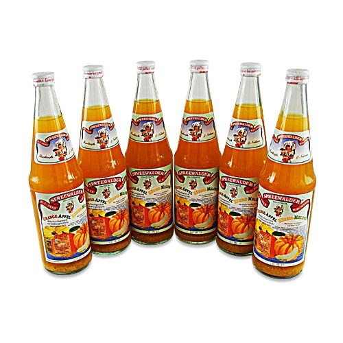Janks Orange-Apfel-Kürbis-Melone Fruchtgetränk 6er Pack (6 Flaschen à 0.7 l) von Spreewaldmosterei Jank
