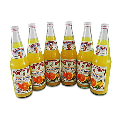 Janks Orange-Banane-Joghurt Drink 6er Pack (6 Flaschen à 0.7 l) von Spreewaldmosterei Jank