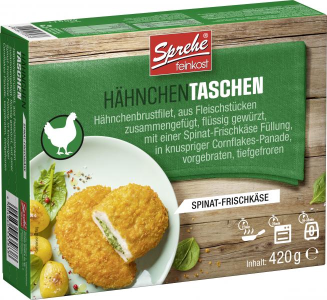 Sprehe Hähnchen-Taschen Spinat Frischkäse von Sprehe