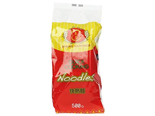 [ 4x 500g ] SPRING HAPPINESS Schnellkochende Nudeln / Quick Cooking Noodles / Wok / Mie von Spring Happiness