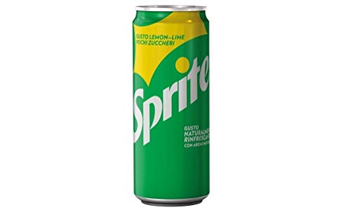 72x Sprite Limone Lime Zitronengetränk Limette Dosen 330ml kohlensäurehaltiges Getränk alkoholfreies Getränk mit wenig Zucker von Sprite